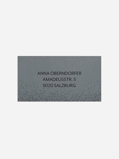 Empfängeraufkleber Geburtstag Tapedeck