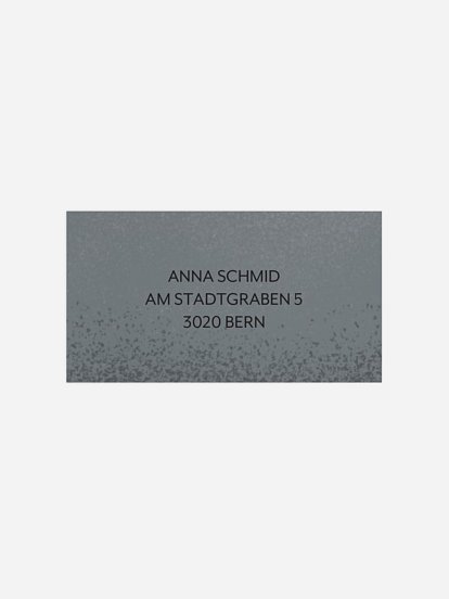 Empfängeraufkleber Geburtstag Tapedeck