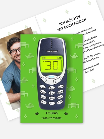 Einladung 30. Geburtstag Call me