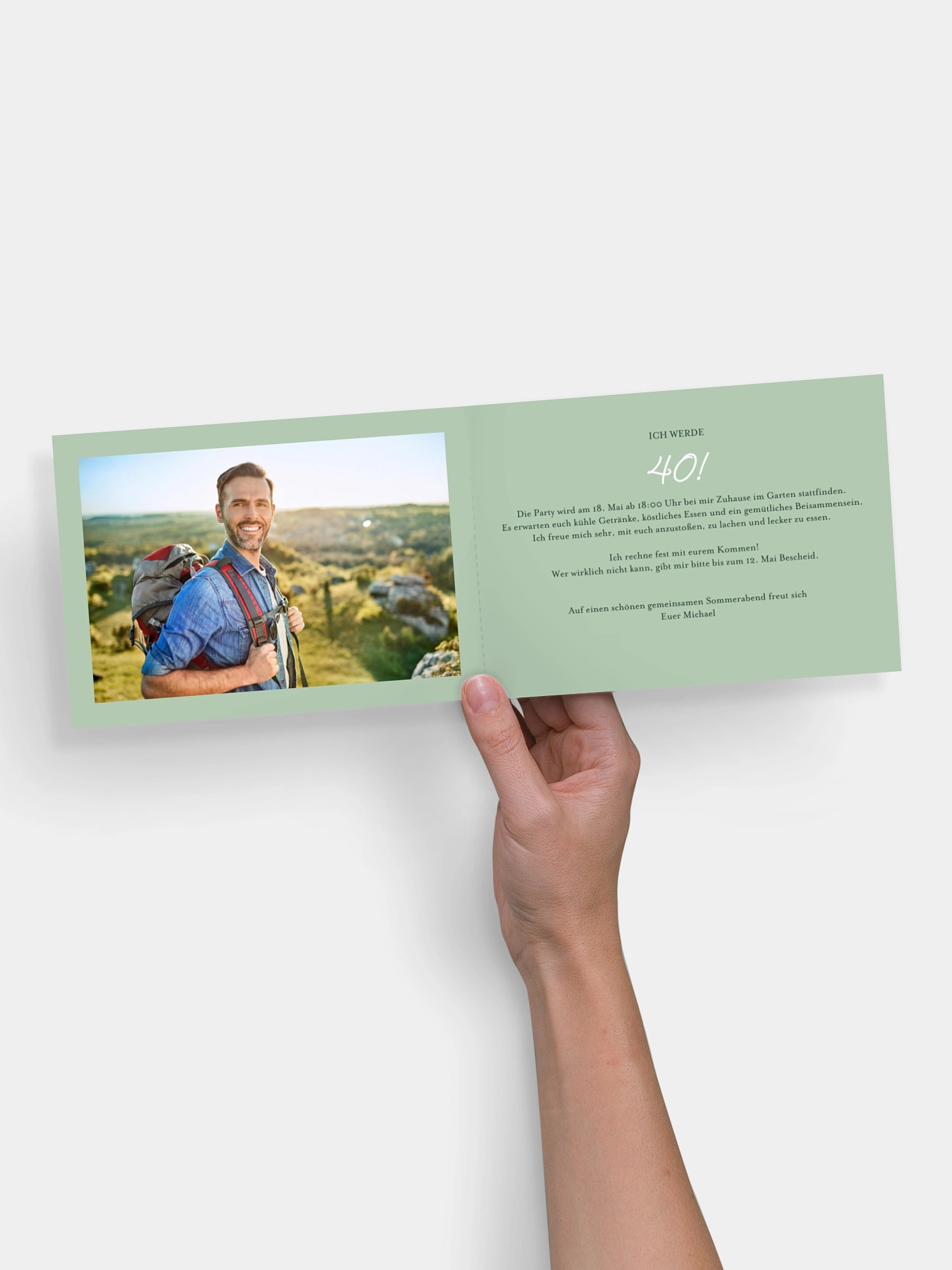 Einladung 40. Geburtstag Damals