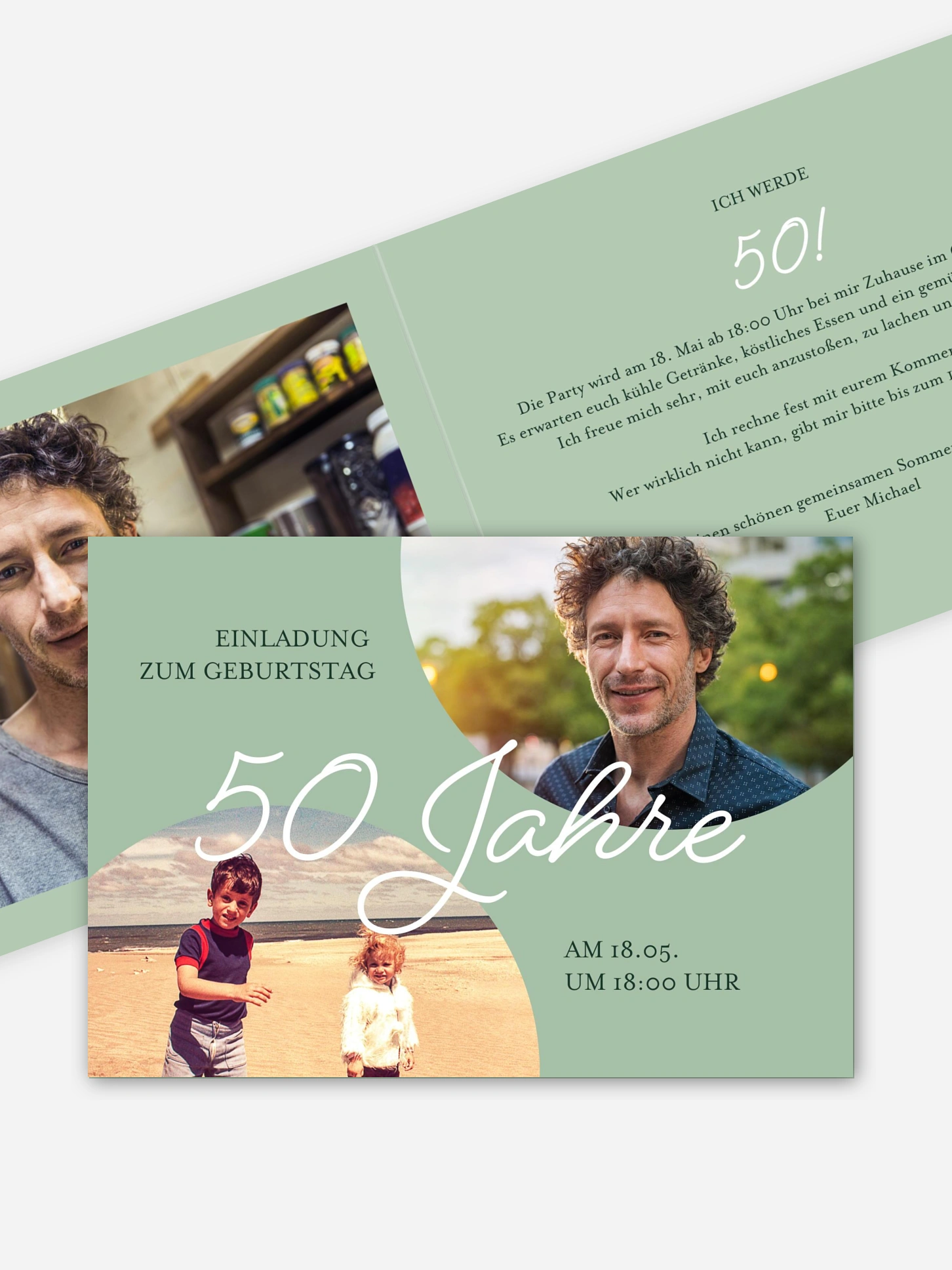 Einladung 50. Geburtstag Damals