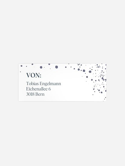 Absenderaufkleber Geburtstag Amazing