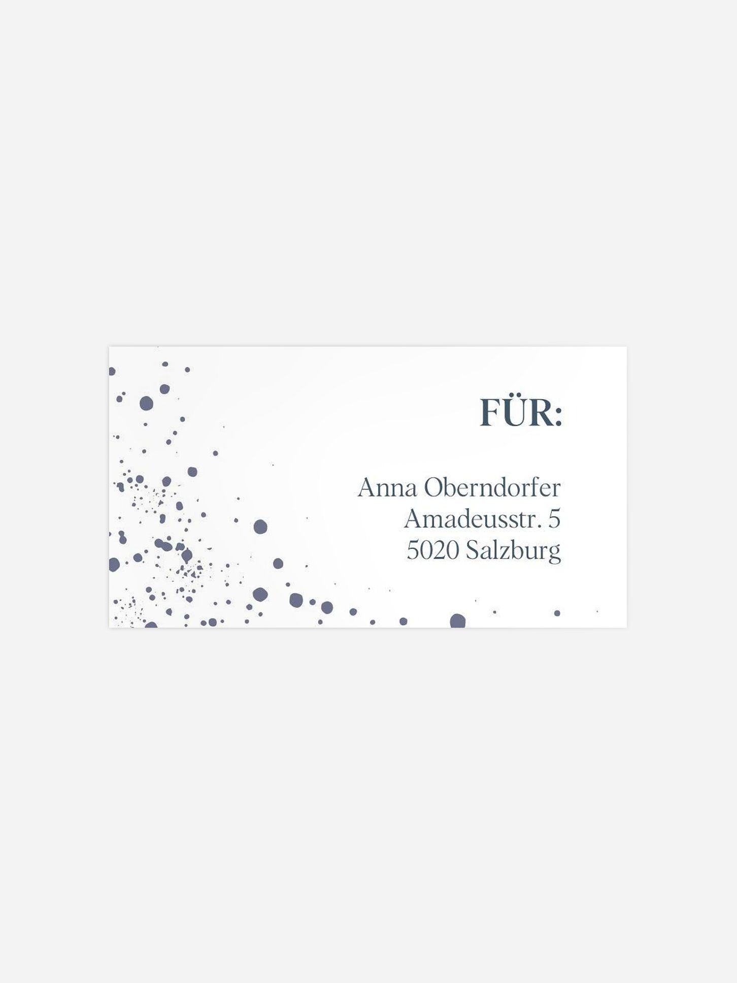 Empfängeraufkleber Geburtstag Amazing