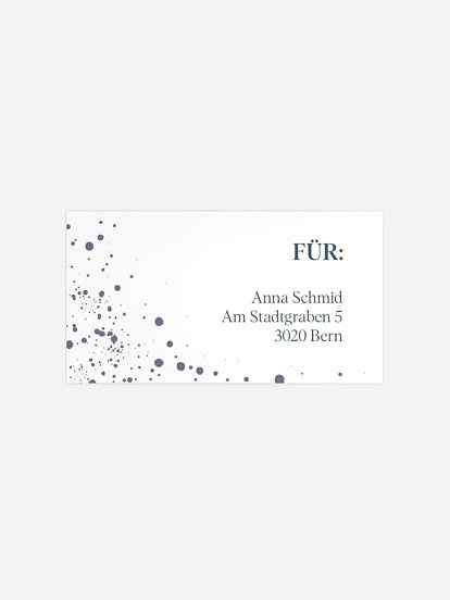 Empfängeraufkleber Geburtstag Amazing