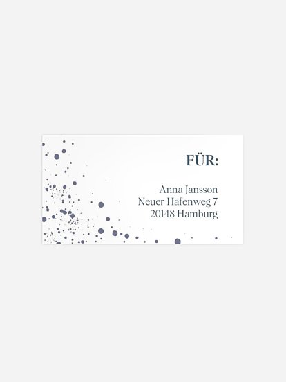 Empfängeraufkleber Geburtstag Amazing