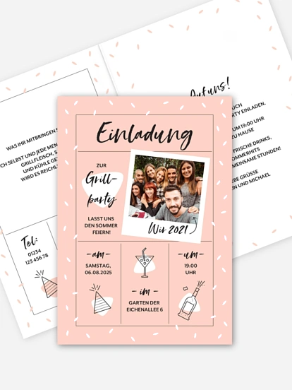 Partyeinladung Swing Party