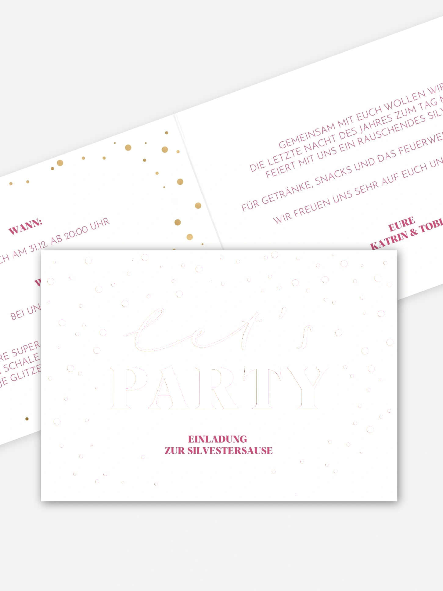 Partyeinladung Party Sparkle