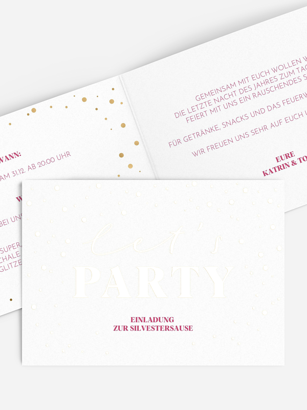 Partyeinladung Party Sparkle