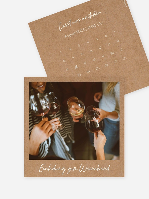 Analogbild Save the Date