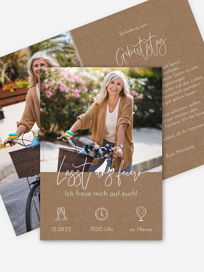 Einladung 60. Geburtstag Feierlaune