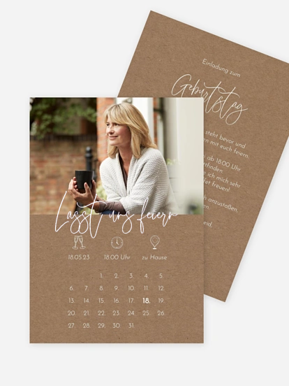 Geburtstagseinladung Feierlaune