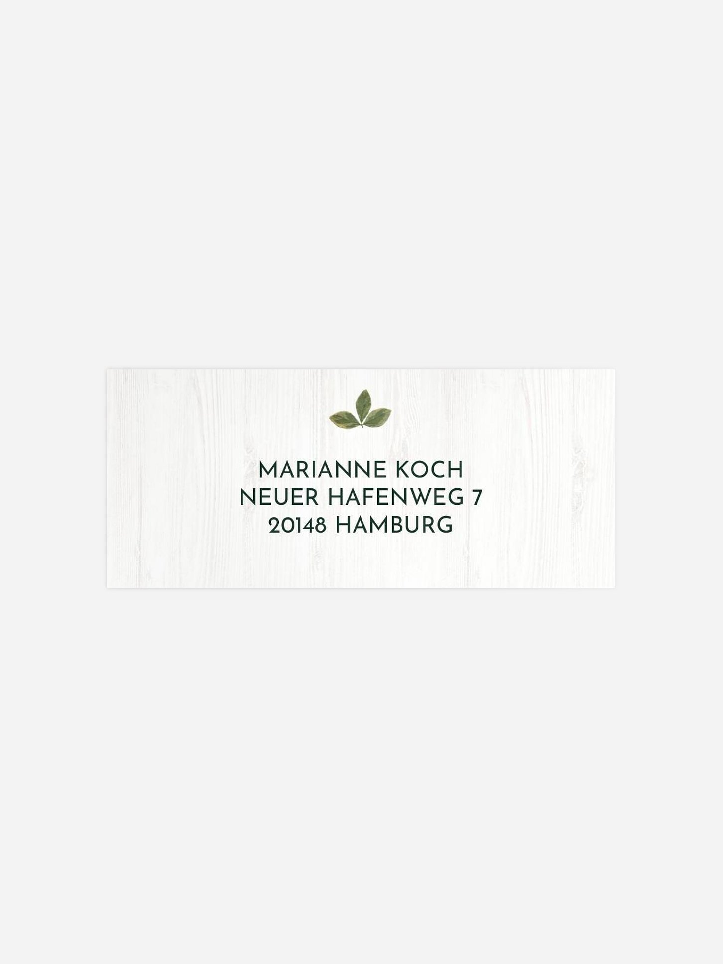 Absenderaufkleber Geburtstag Forest Love