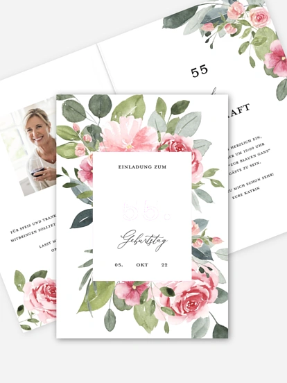 Geburtstagseinladung Rosie