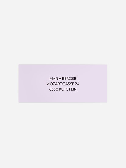 Absenderaufkleber Geburtstag Something Blue