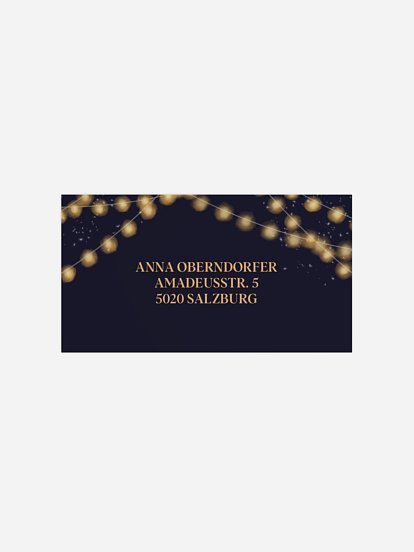 Empfängeraufkleber Geburtstag Papierlampions