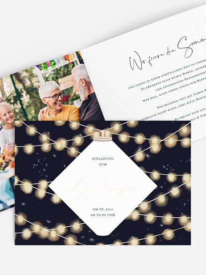 Partyeinladung Partynacht