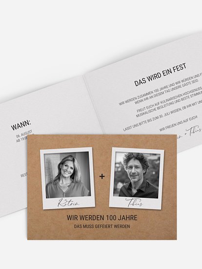 Geburtstagseinladung "Zusammenspiel"