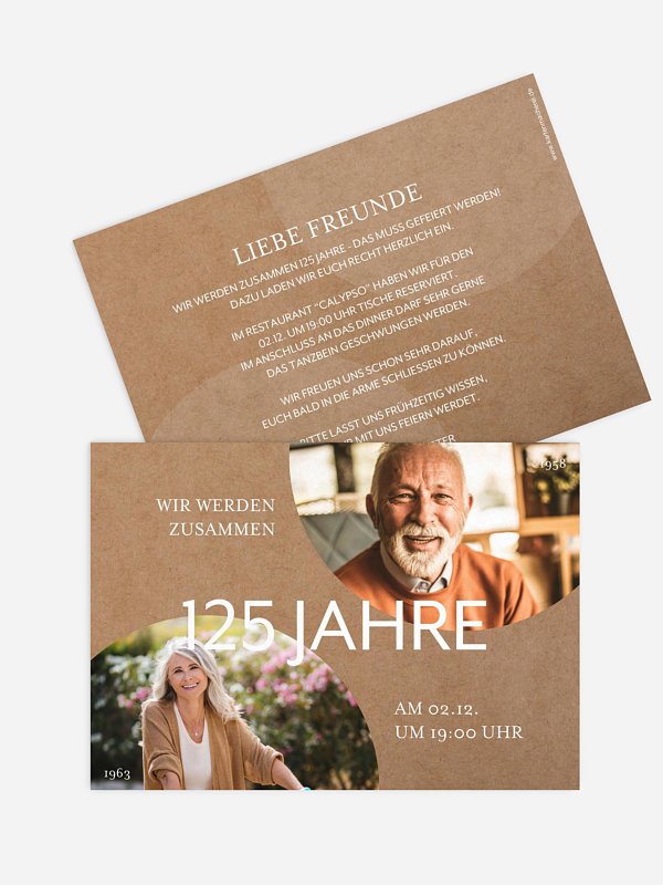 Geburtstagseinladung Zusammenspiel