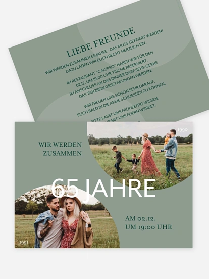 Geburtstagseinladung Zusammenspiel