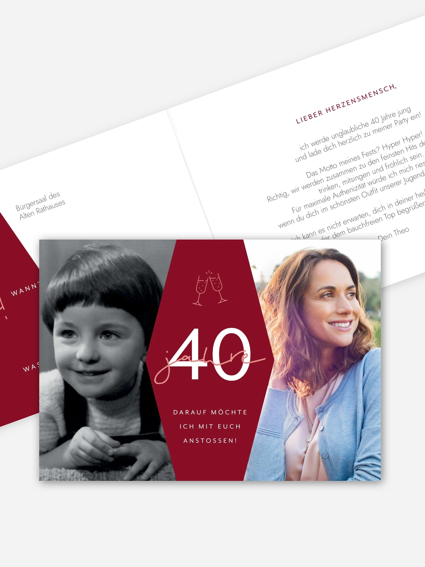 Einladung 40. Geburtstag Best Age