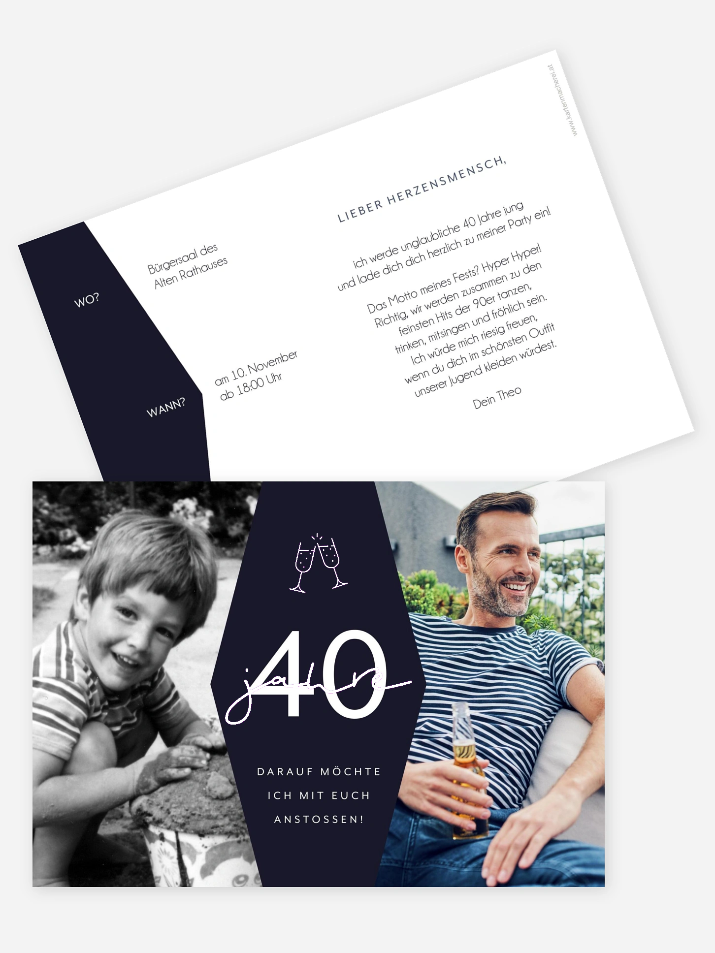 Einladung 40. Geburtstag Best Age