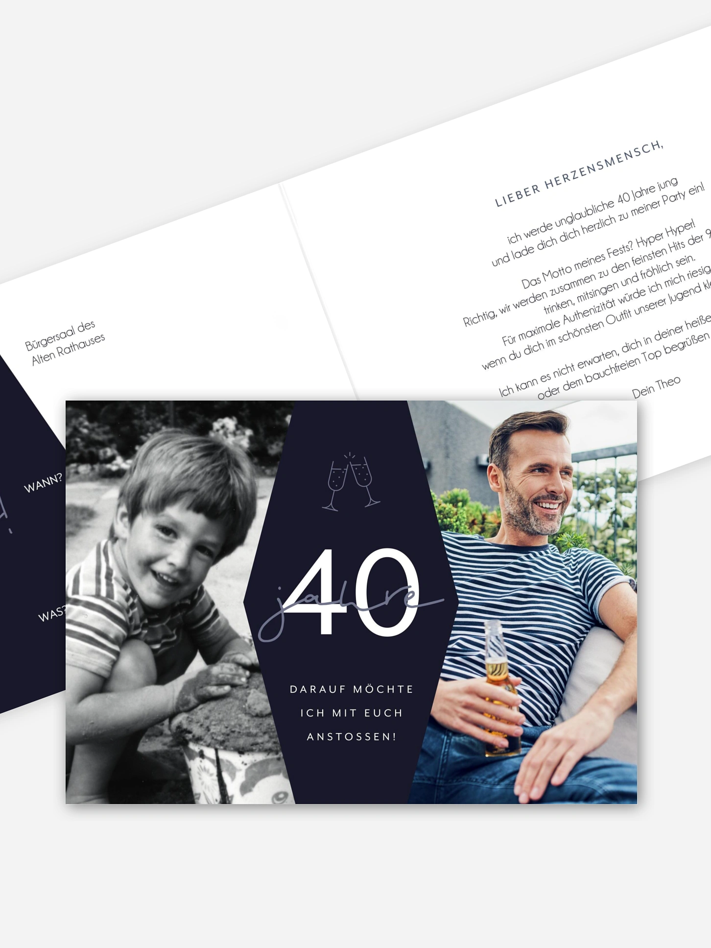Einladung 40. Geburtstag Best Age