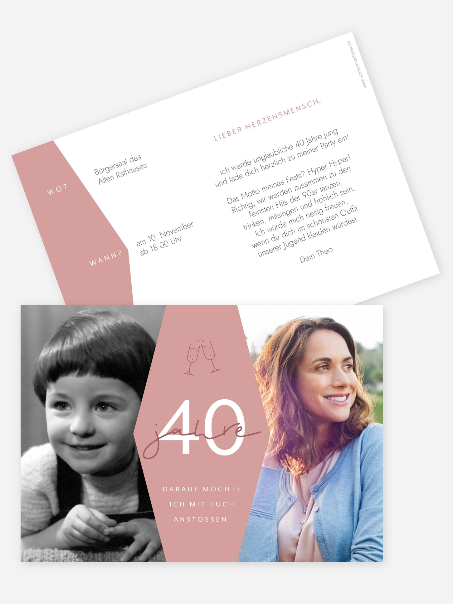 Einladung 40. Geburtstag Best Age