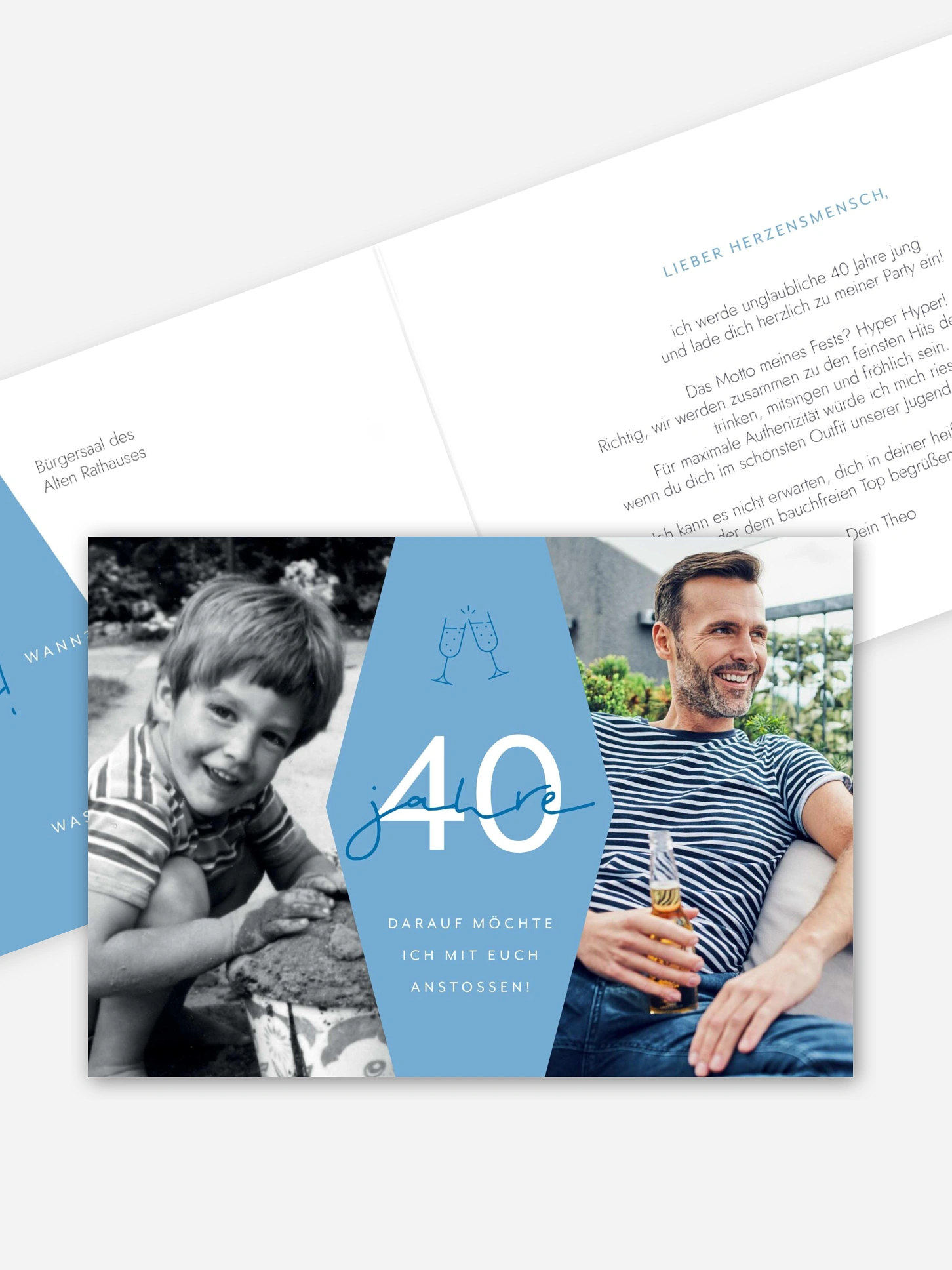 Einladung 40. Geburtstag Best Age