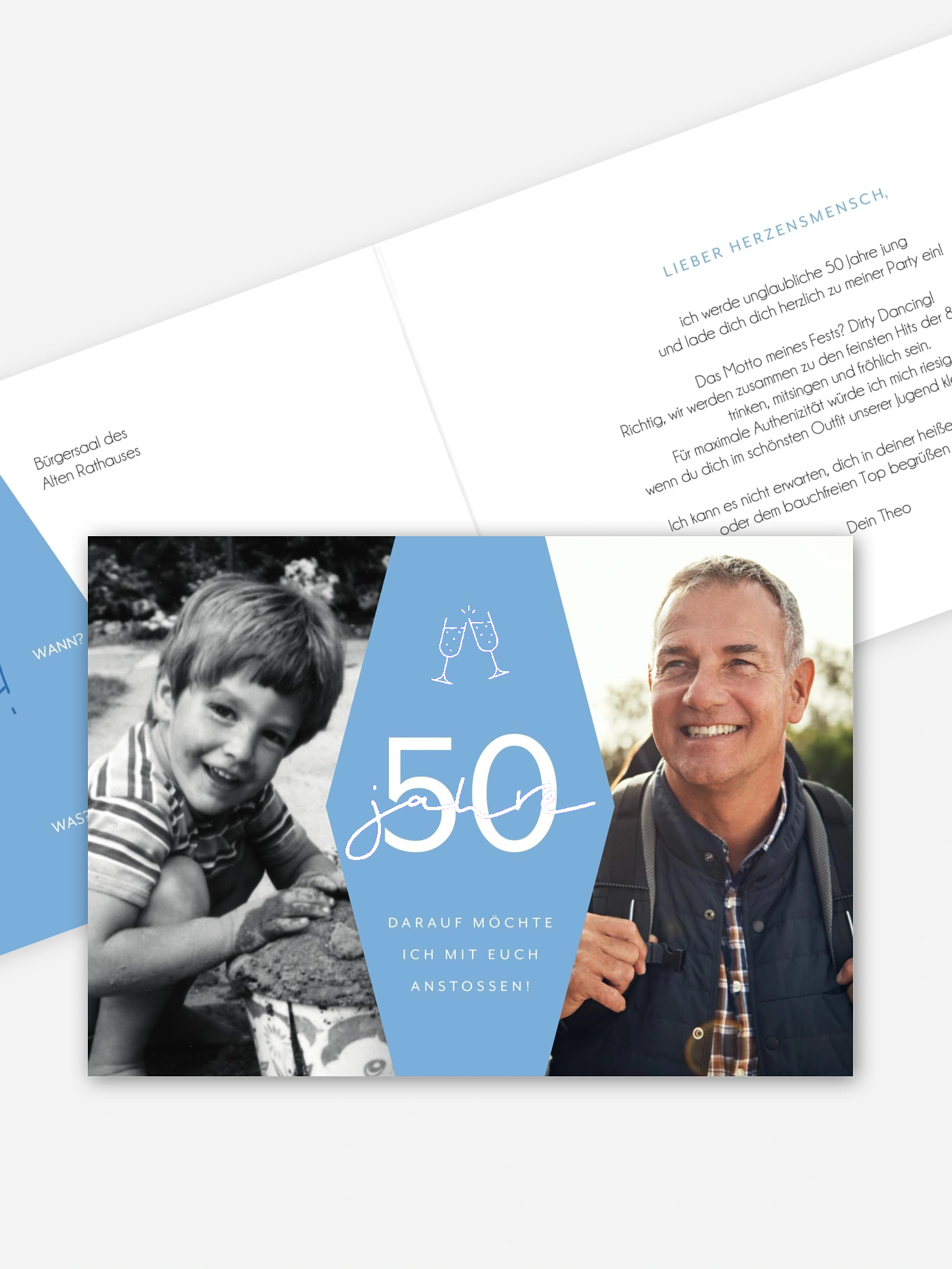 Einladung 50. Geburtstag Best Age