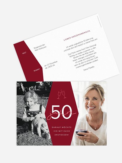 Einladung 50. Geburtstag Best Age