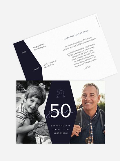 Einladung 50. Geburtstag Best Age
