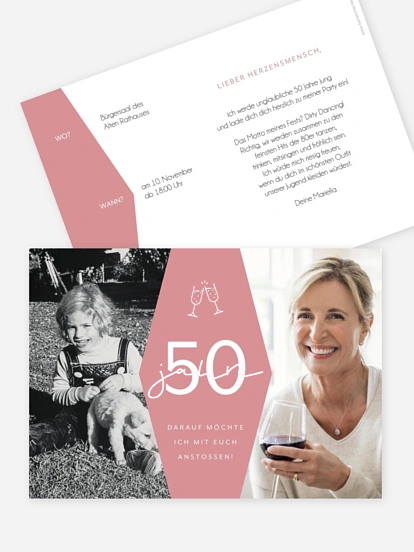 Einladung 50. Geburtstag Best Age