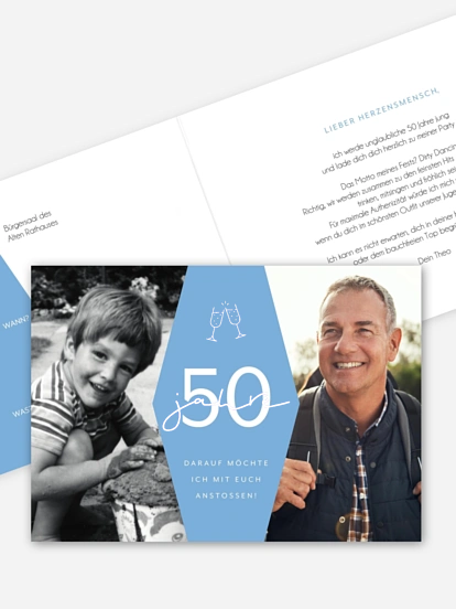 Einladung 50. Geburtstag Best Age