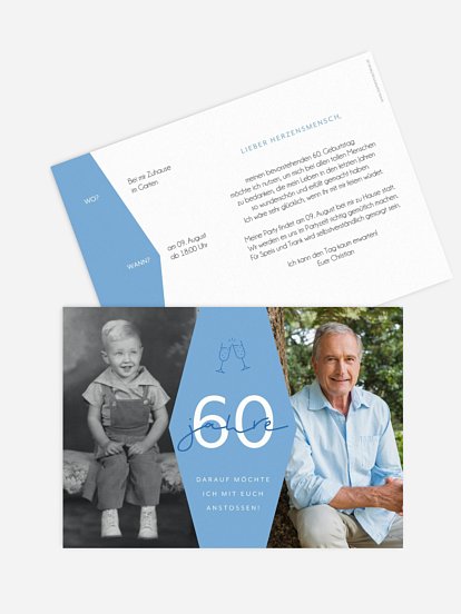Einladung 60. Geburtstag Best Age