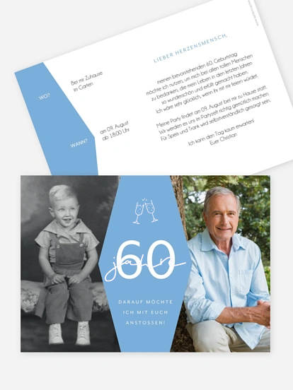 Einladung 60. Geburtstag Best Age