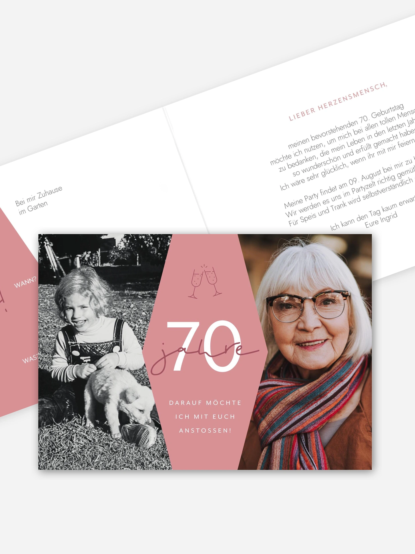 Einladung 70. Geburtstag Best Age