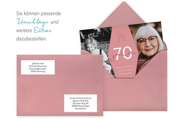 Einladung 70. Geburtstag Best Age