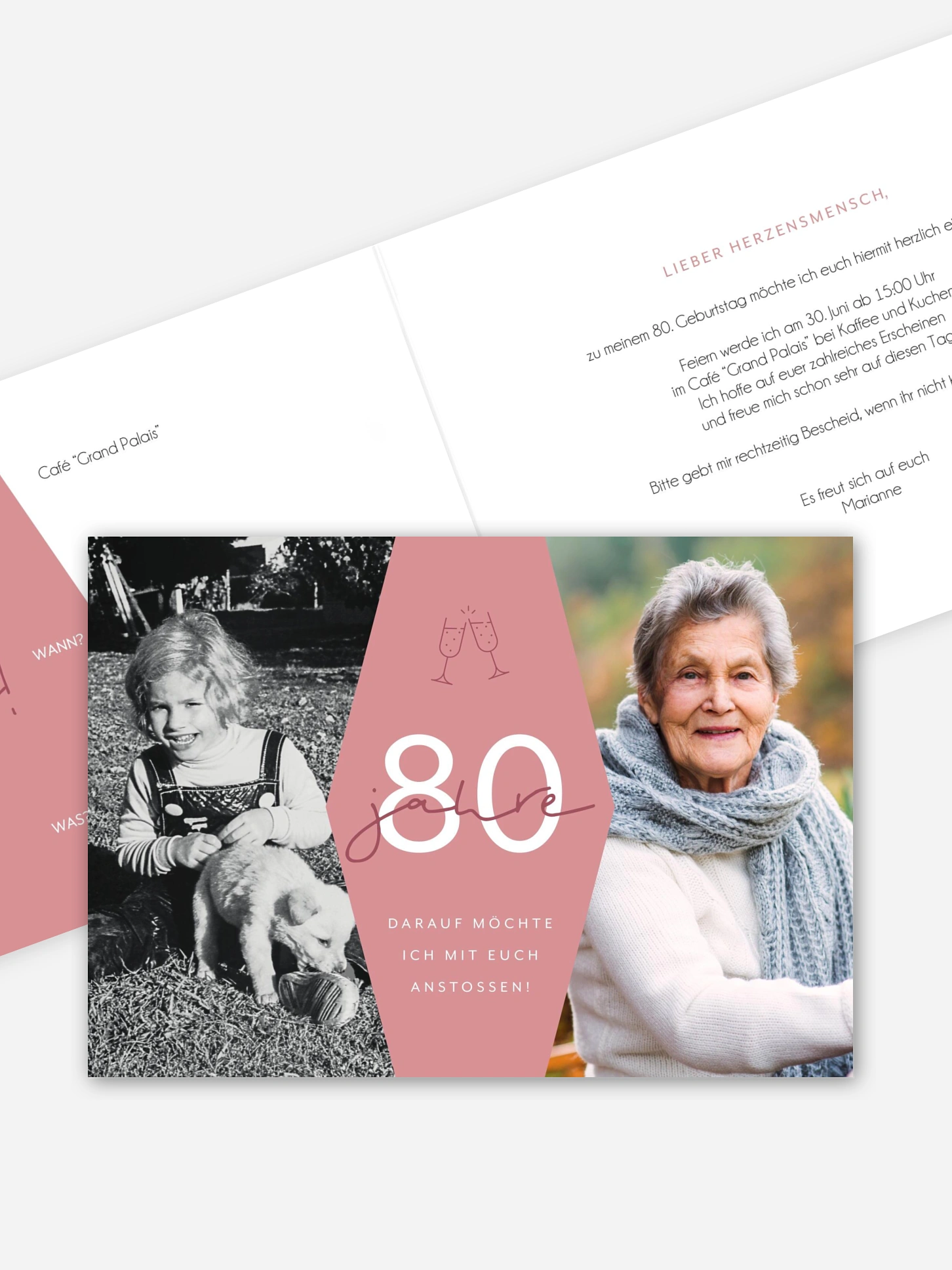 Einladung 80. Geburtstag Best Age
