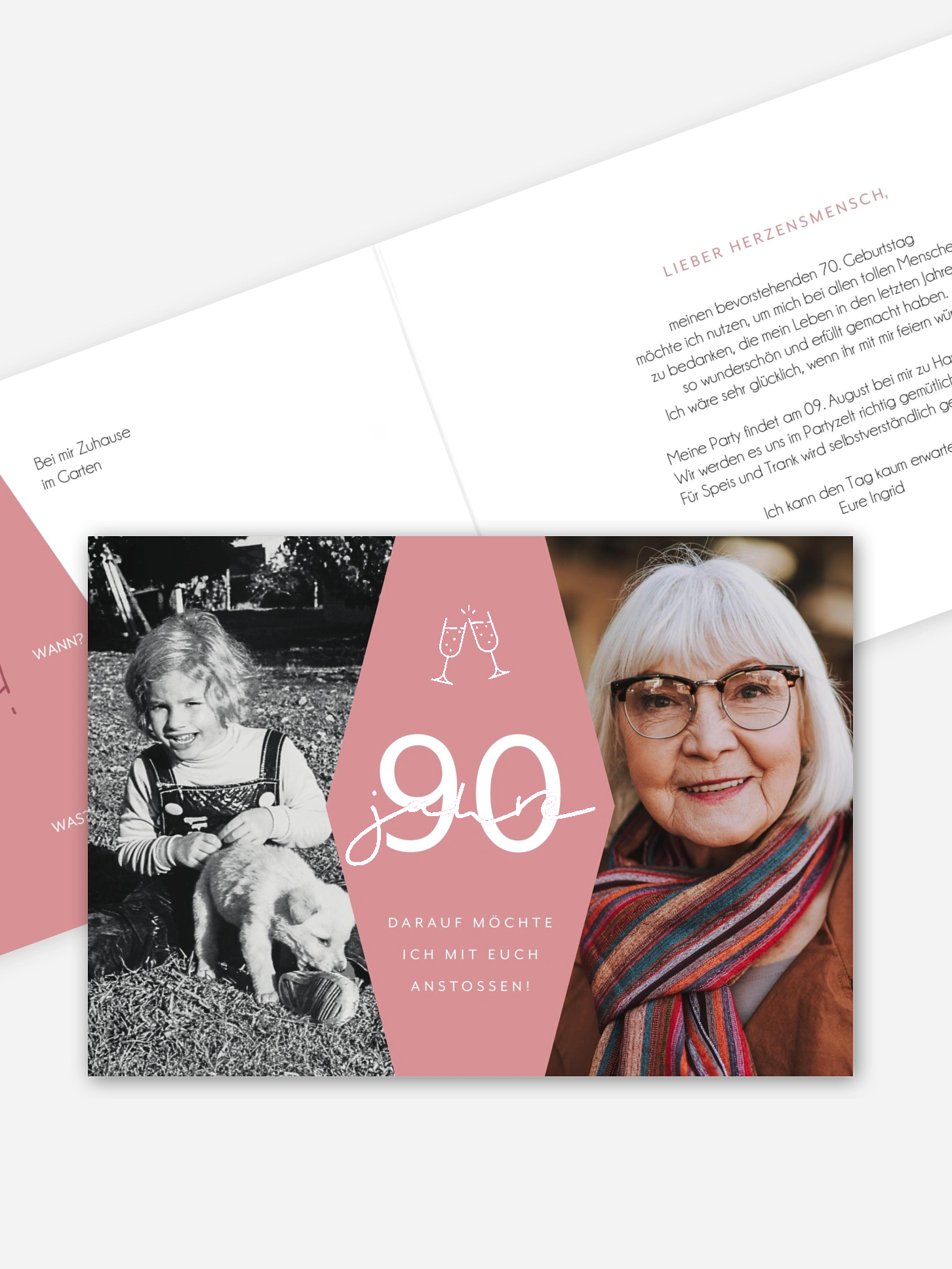Einladung 90. Geburtstag Best Age