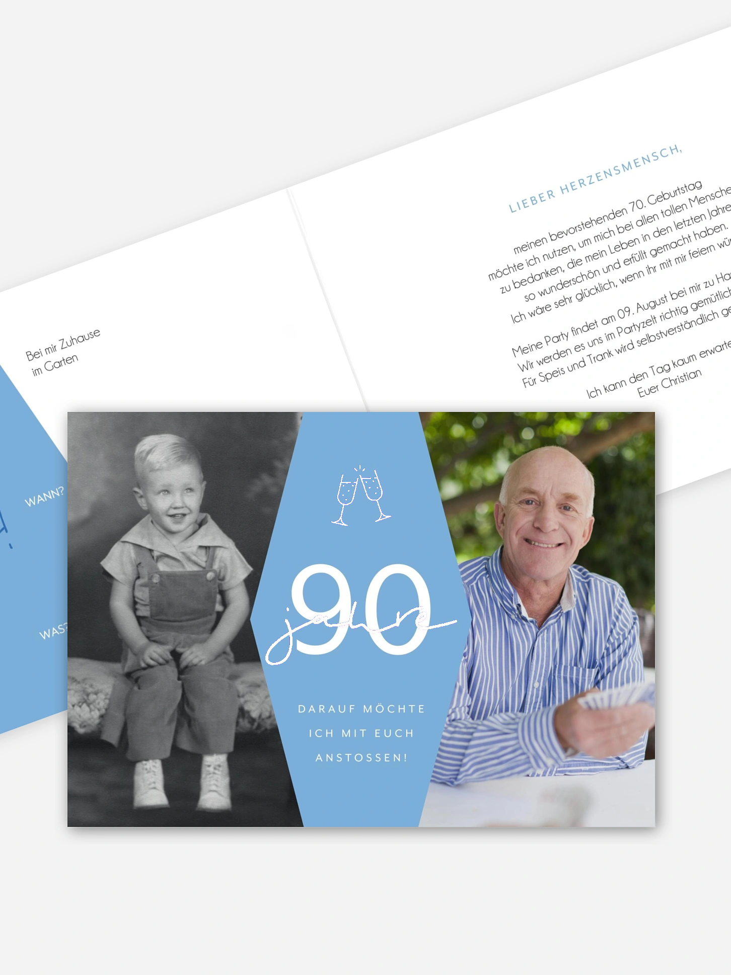 Einladung 90. Geburtstag Best Age