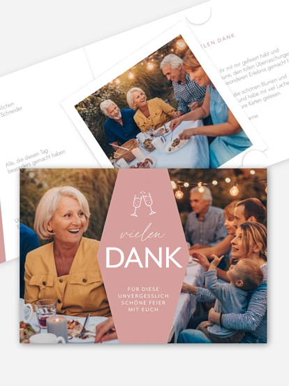 Dankeskarte Geburtstag Best Age