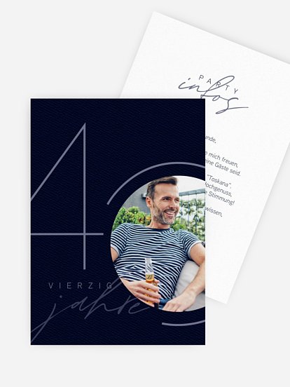 Einladung 40. Geburtstag Brilliant Birthday