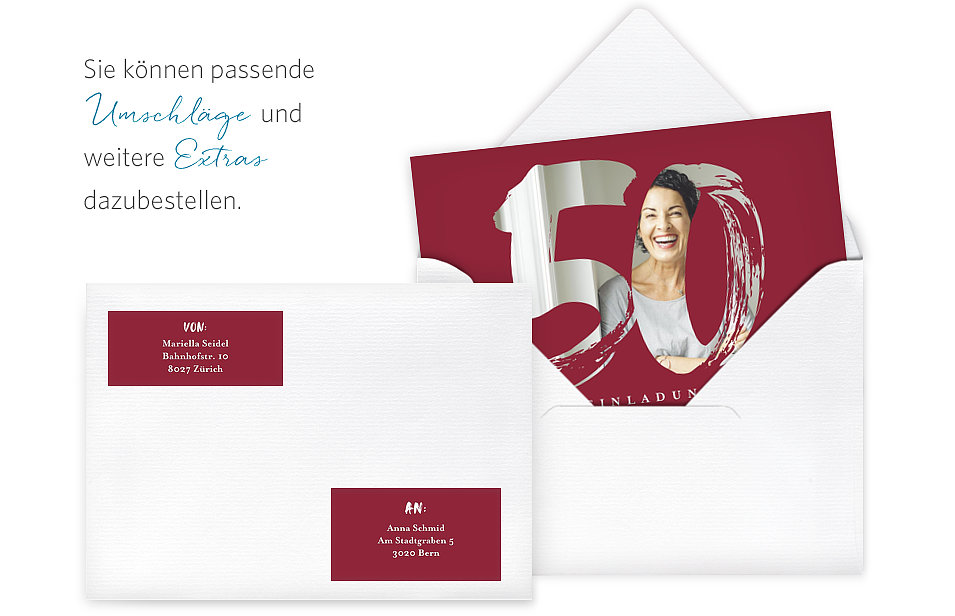 Einladung 50. Geburtstag Wilde Feier