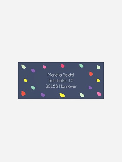 Absenderaufkleber Geburtstag Not Amused