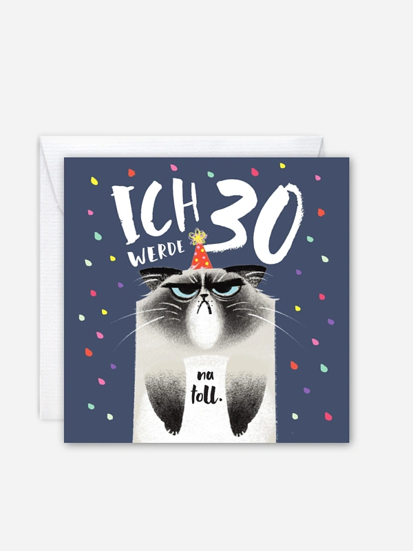 Einladung 30. Geburtstag Not Amused