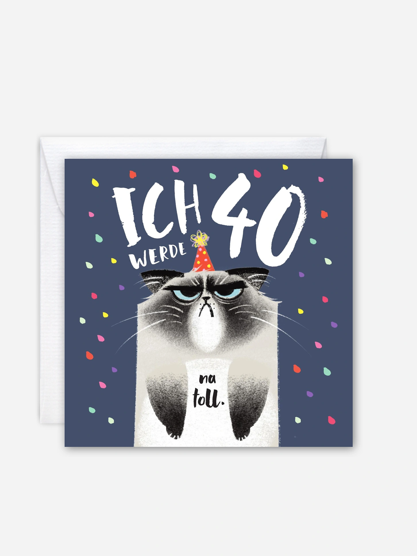 Einladung 40. Geburtstag Not Amused