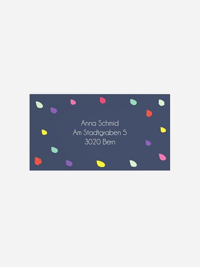 Empfängeraufkleber Geburtstag Not Amused