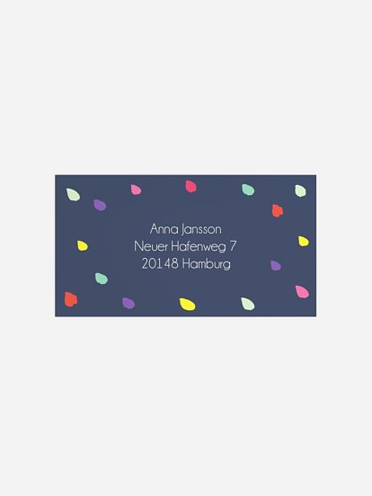 Empfängeraufkleber Geburtstag Not Amused