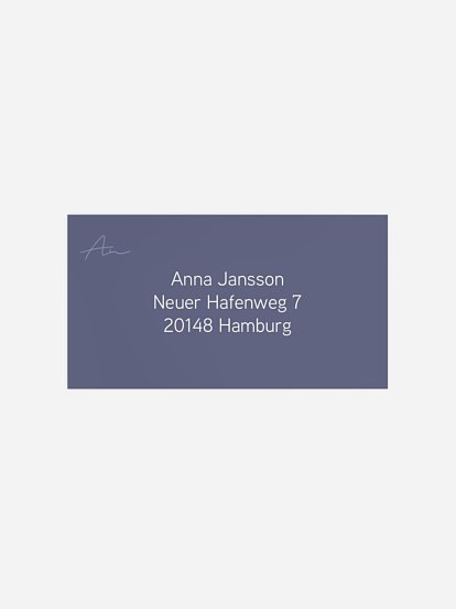 Empfängeraufkleber Geburtstag Big Number