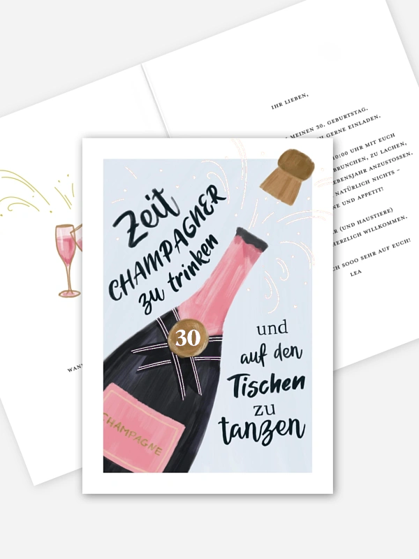 Champagner Feier